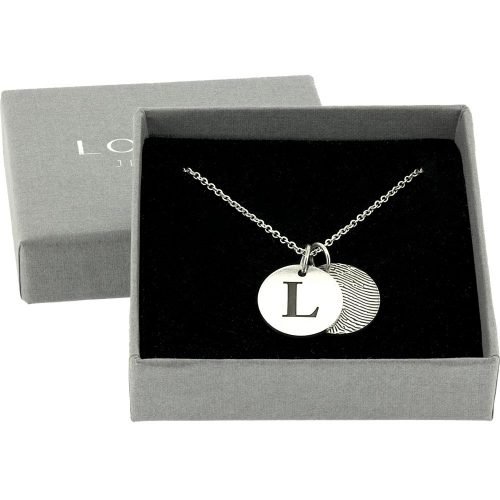 Personalised Silver Heart Necklace
