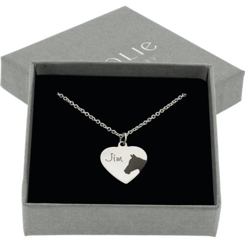 Equestrian Heart Necklace