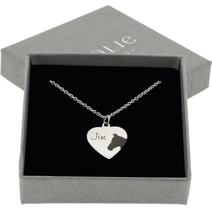 Equestrian Heart Necklace