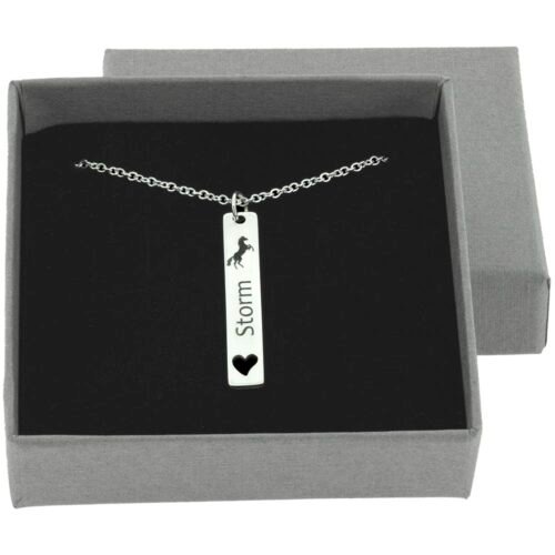 Silver Equestrian Necklace