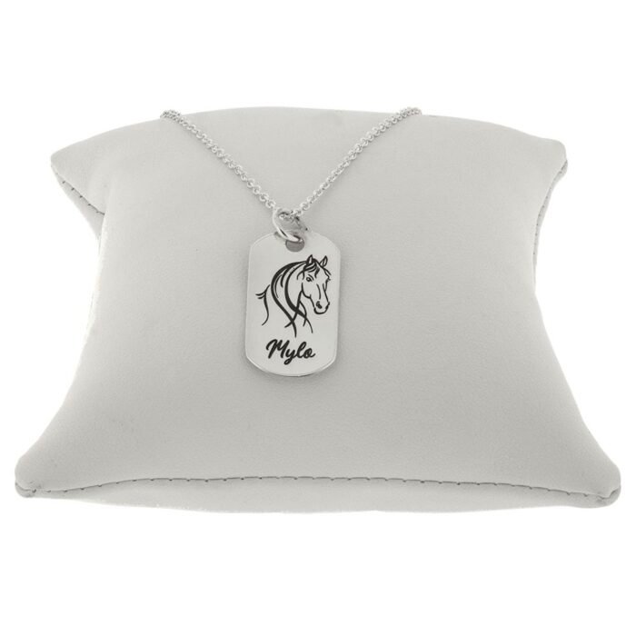 Personalised horse dogtag