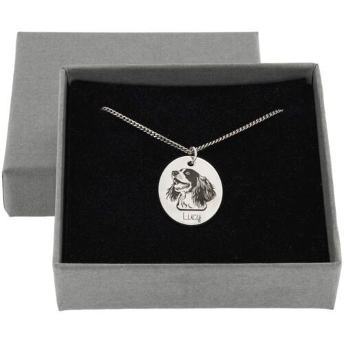 Oval Dog Pendant