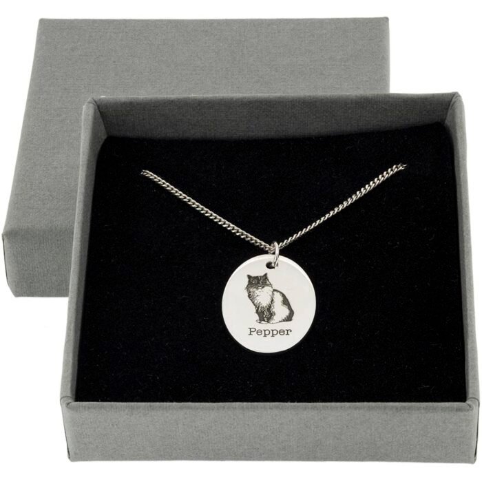Oval Cat Pendant