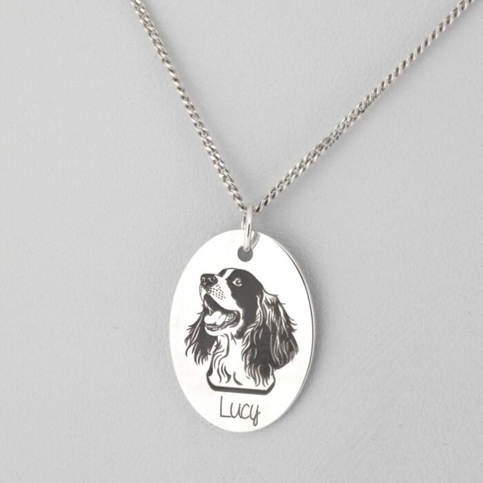 Oval Dog Pendant - Many Breeds - Image 3