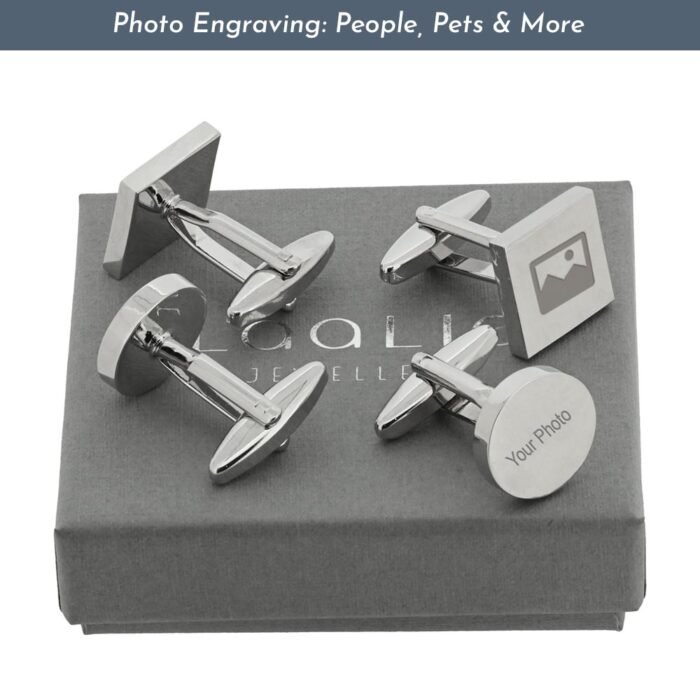 Photo Engraved Cufflinks