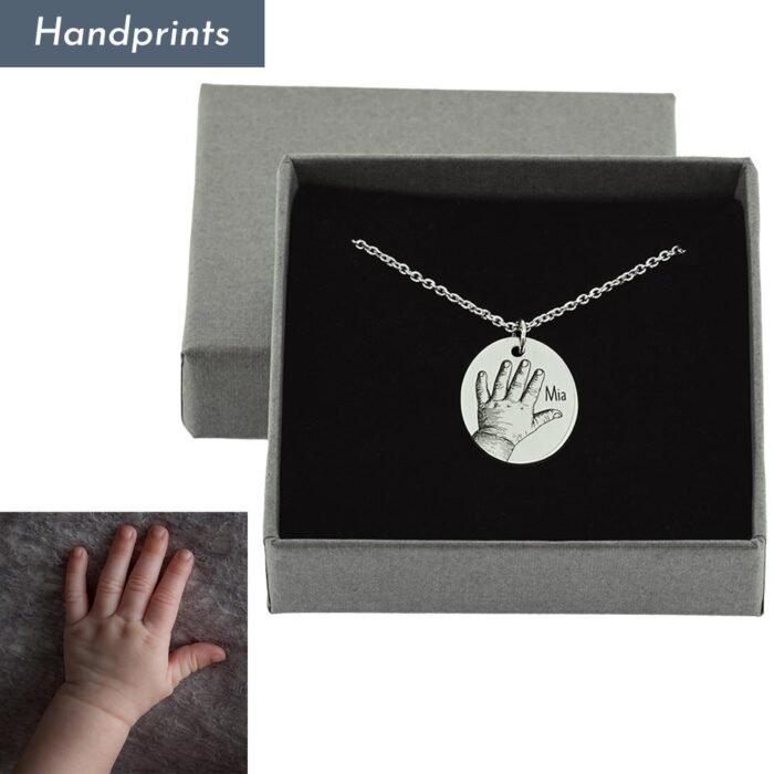 Photo Engraved Silver Heart Locket - Image 4