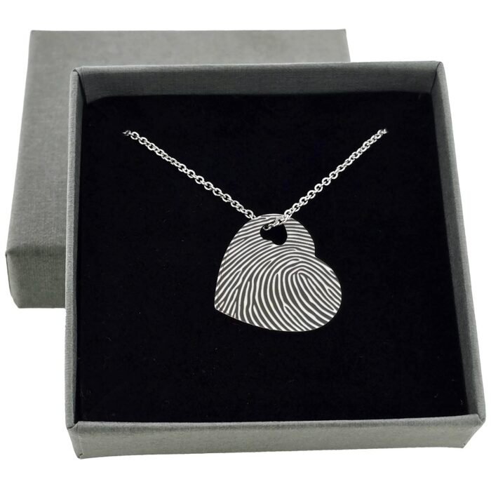Silver Heart Cut Out Pendant