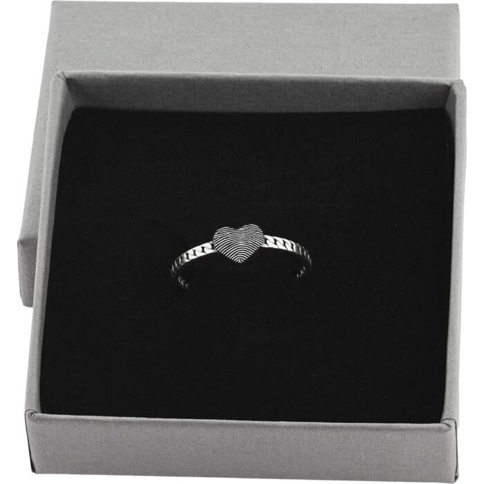 Fingerprint Heart Ring